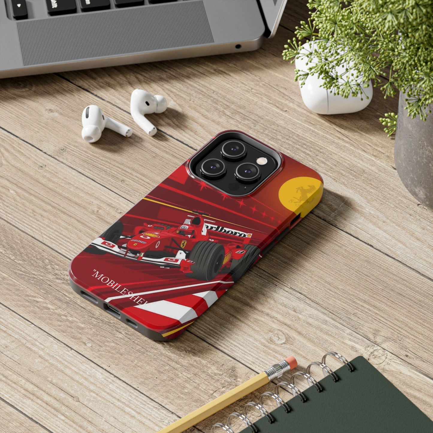 F1 Ferrari team car tough phone case