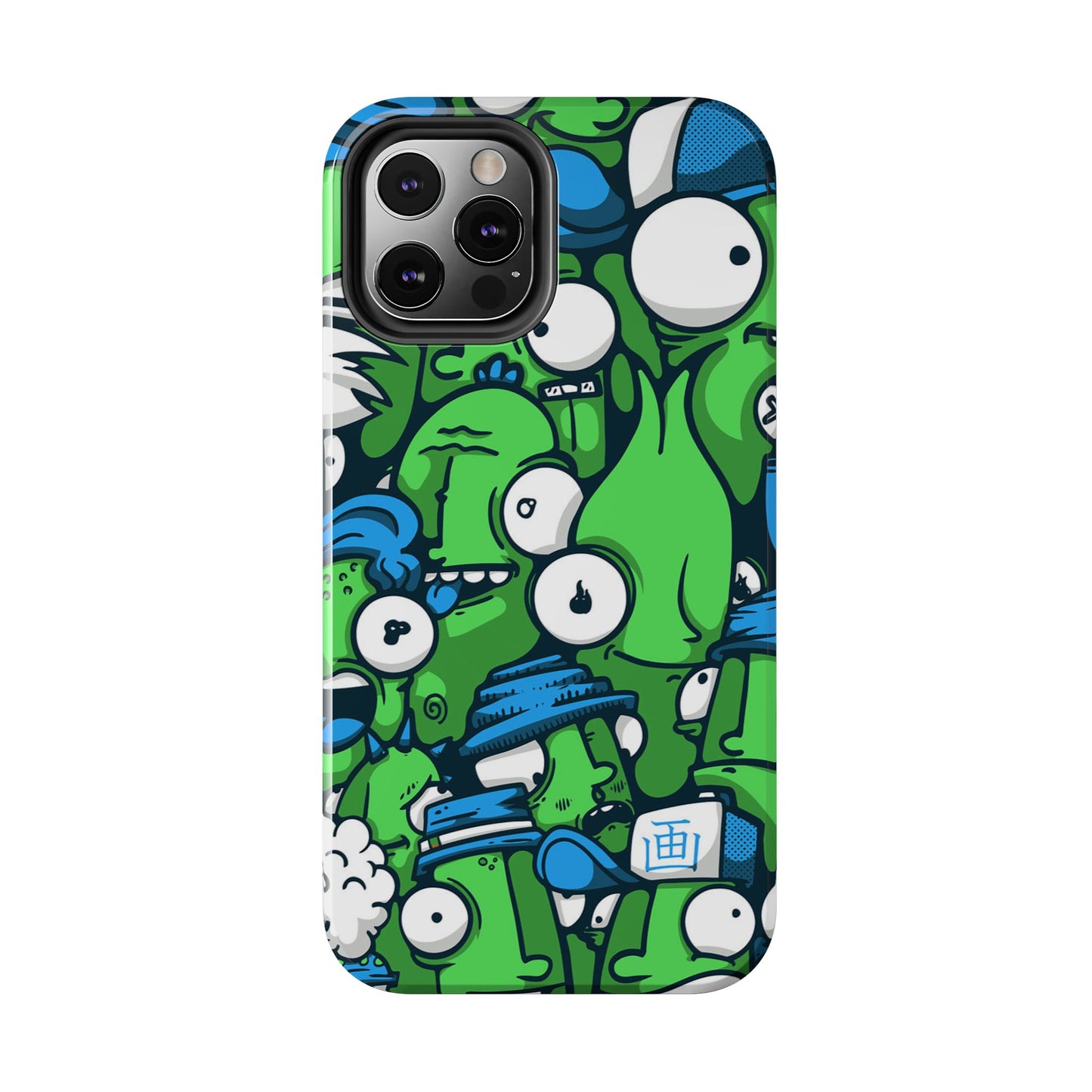 Whimsical Green Monster Phone Case