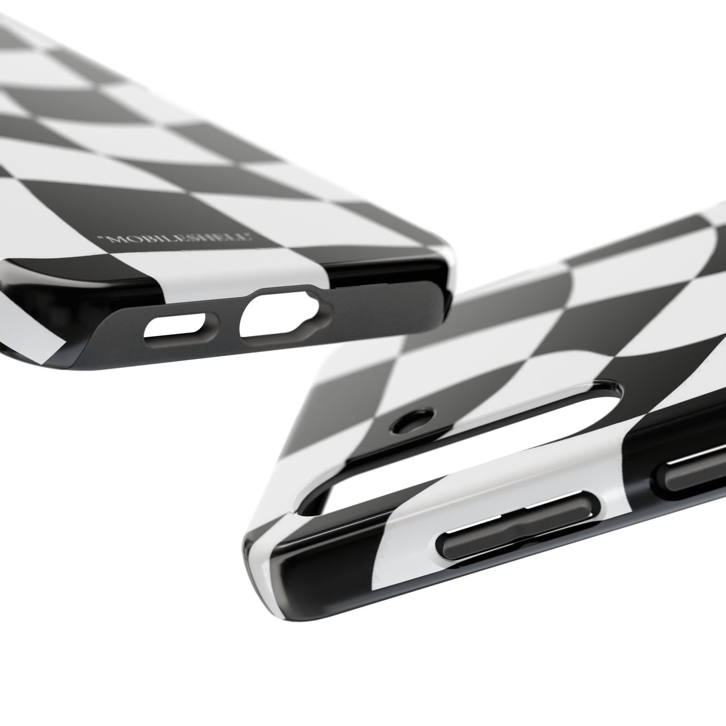 Checkers B&W tough phone case