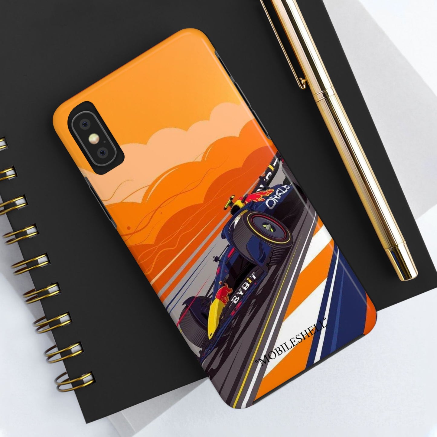 F1 Redbull cartoon tough phone case