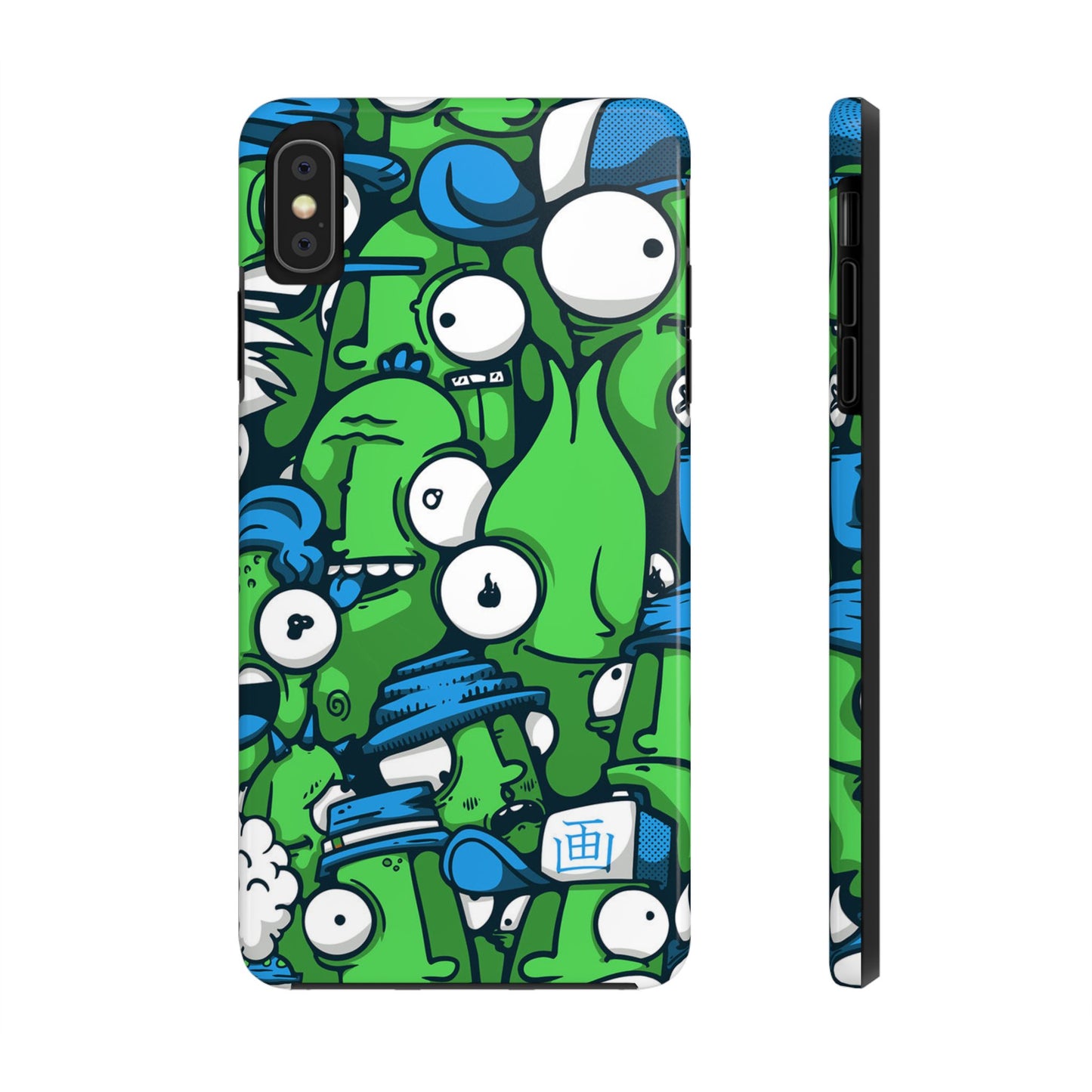 Whimsical Green Monster Phone Case