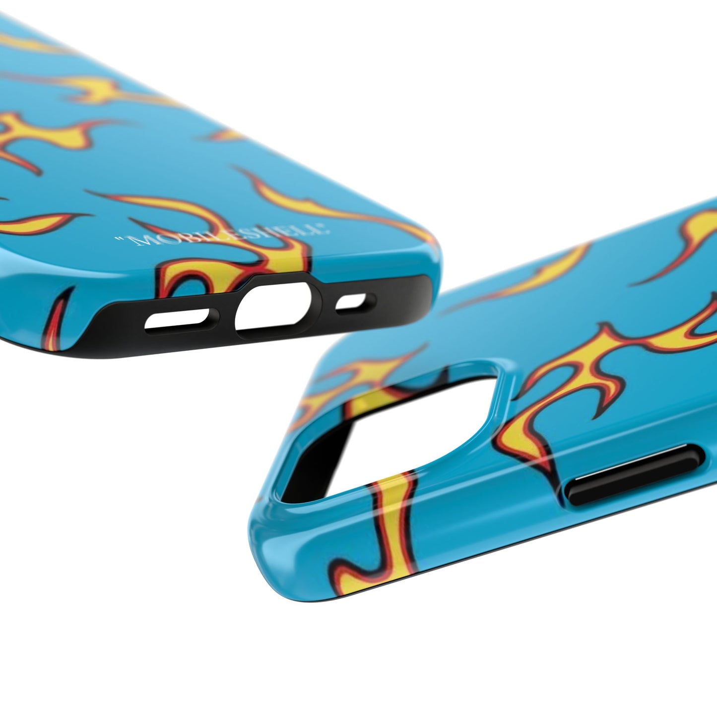 Blue Flame tough phone case