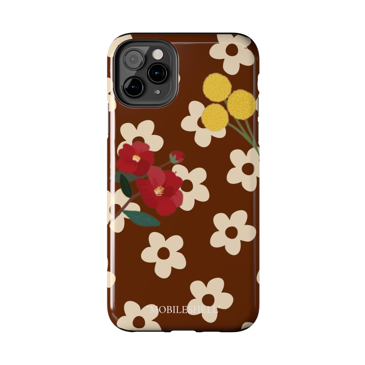 Flower vibe tough phone case