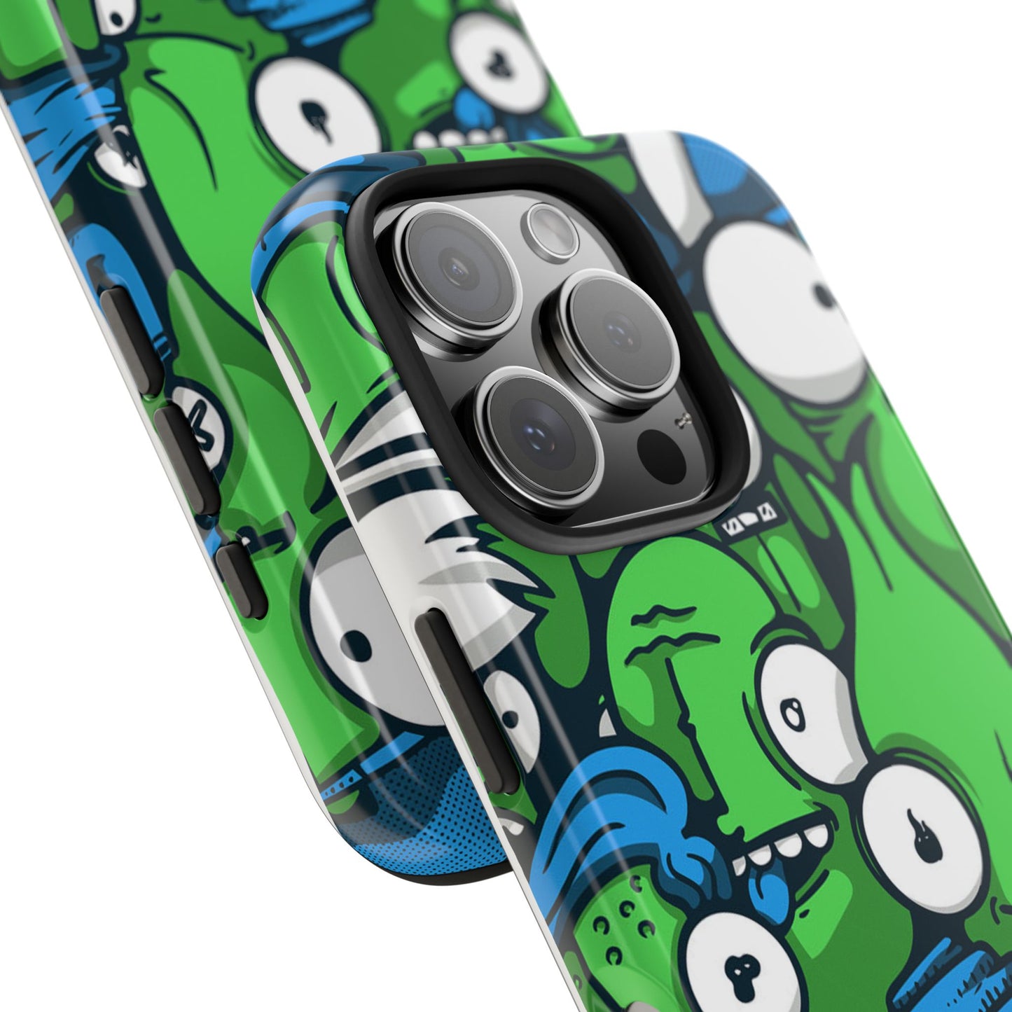 Whimsical Green Monster Phone Case