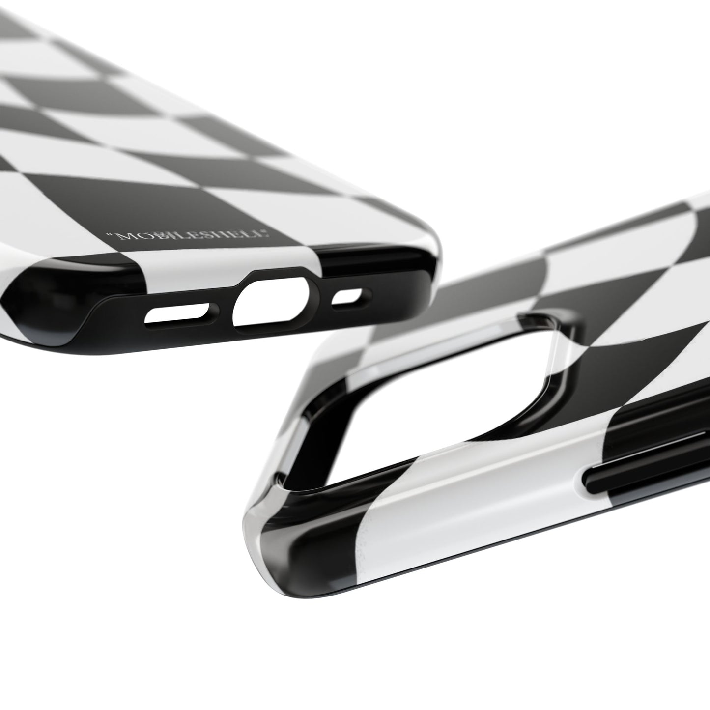 Checkers B&W tough phone case