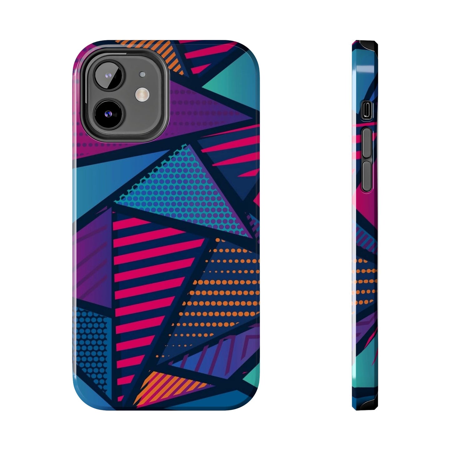 Vibrant Geometric Tough Phone Case