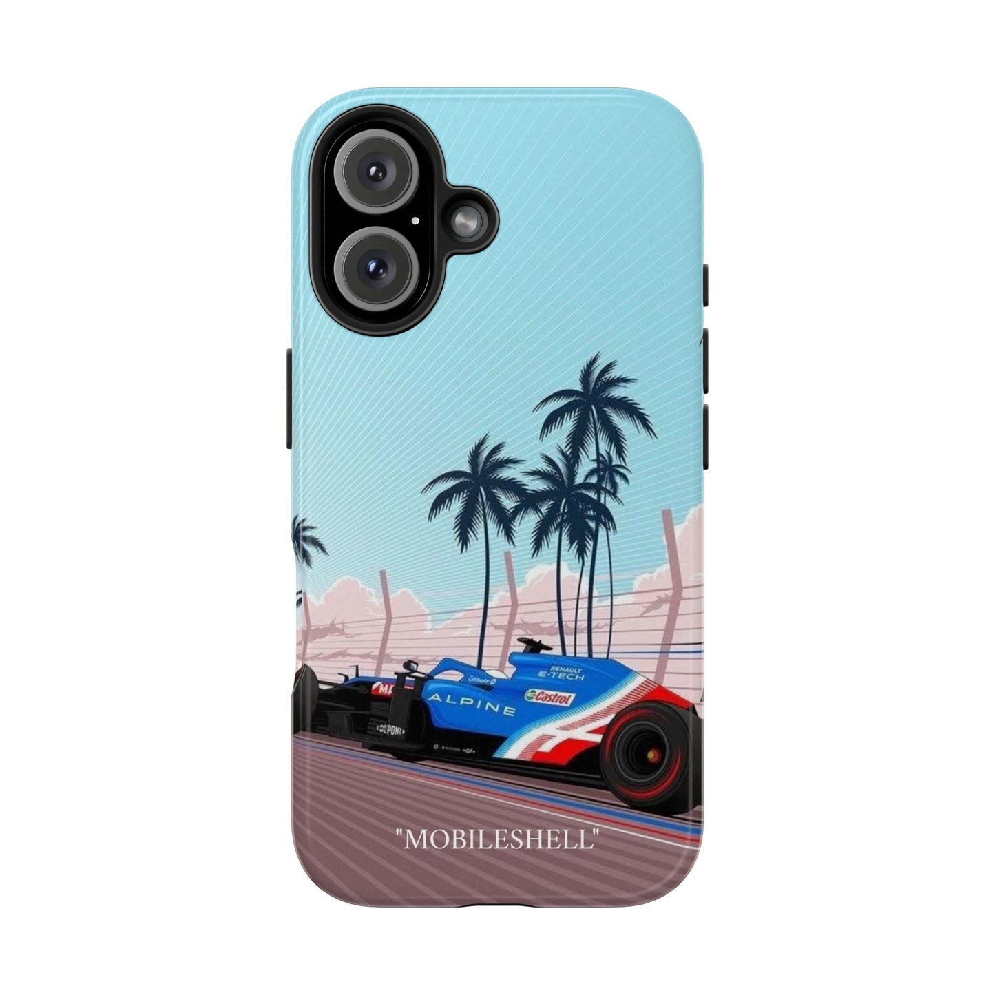 F1 Alpine team car tough phone case