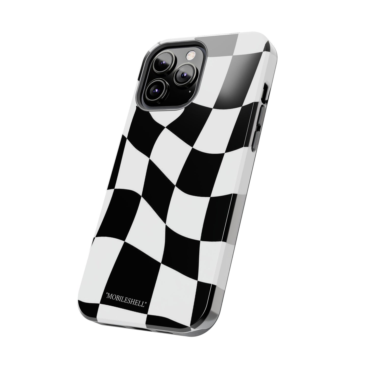 Checkers B&W tough phone case