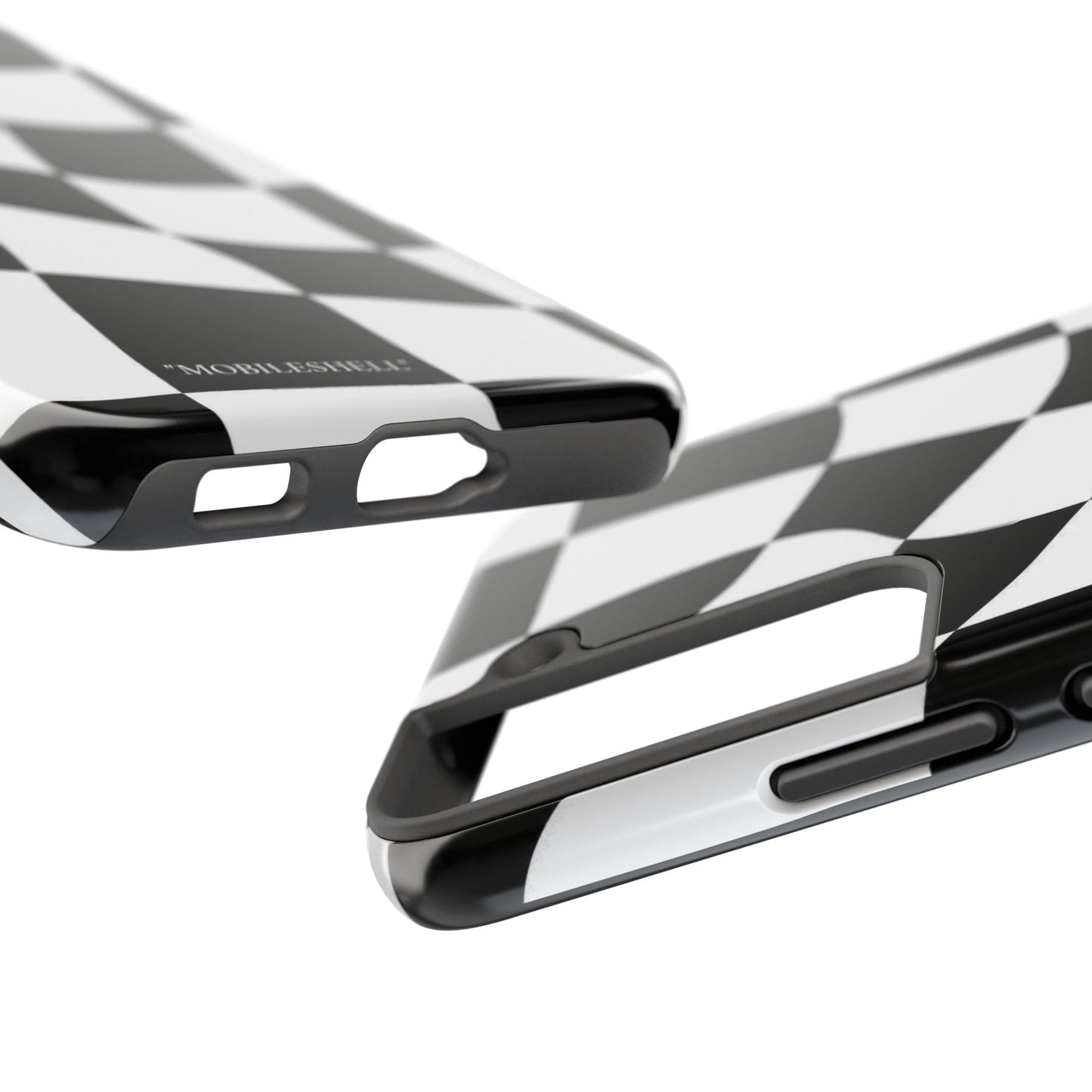 Checkers B&W tough phone case