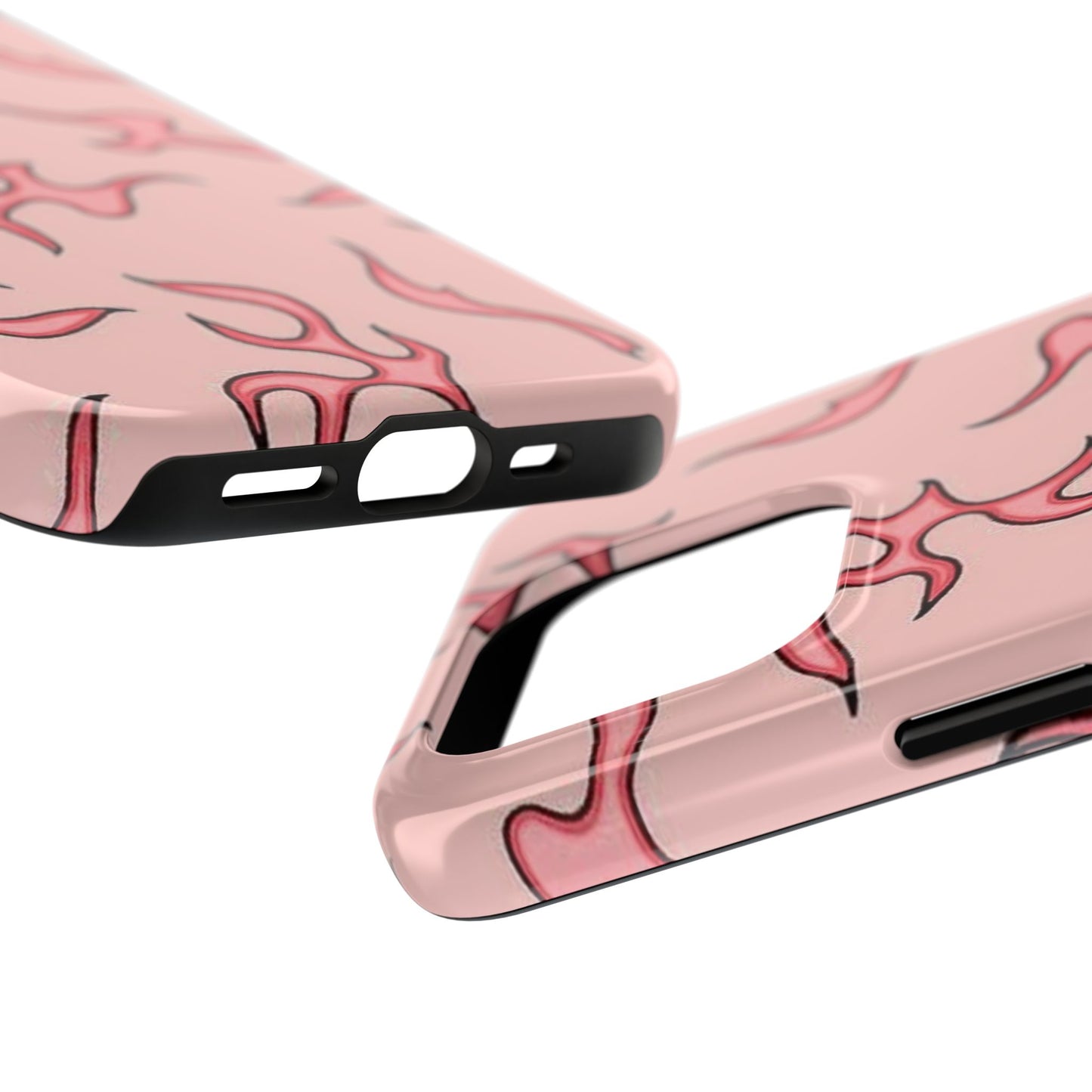 Stylish Flame Tough Phone Case