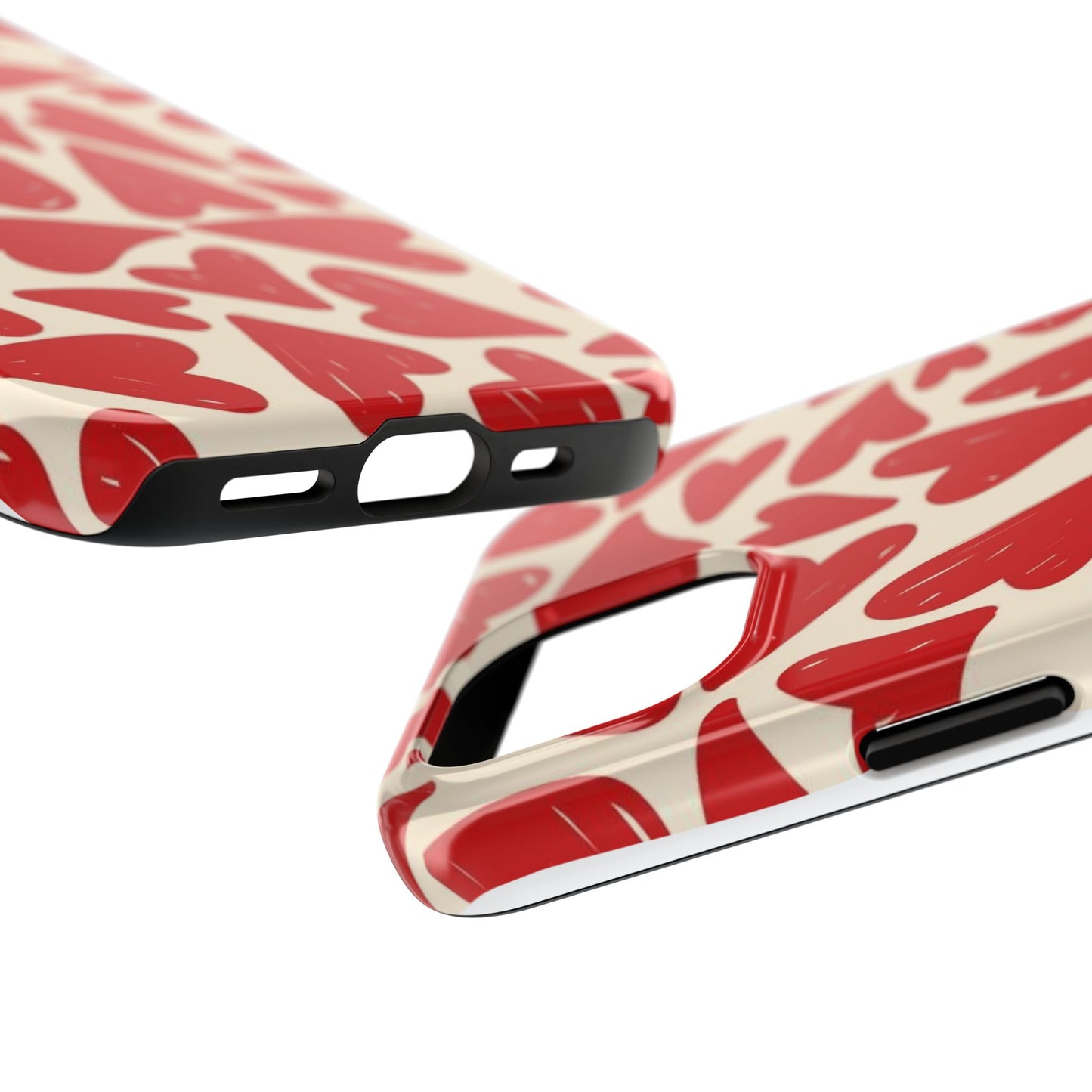 Red Heart Tough Phone Cases