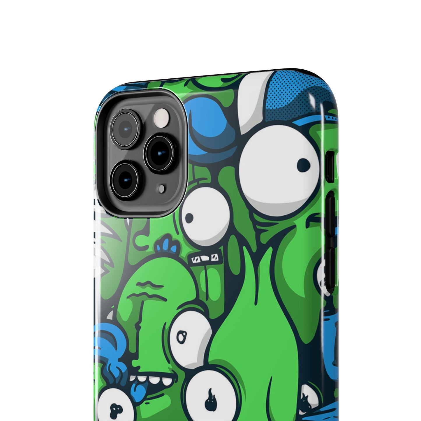 Whimsical Green Monster Phone Case