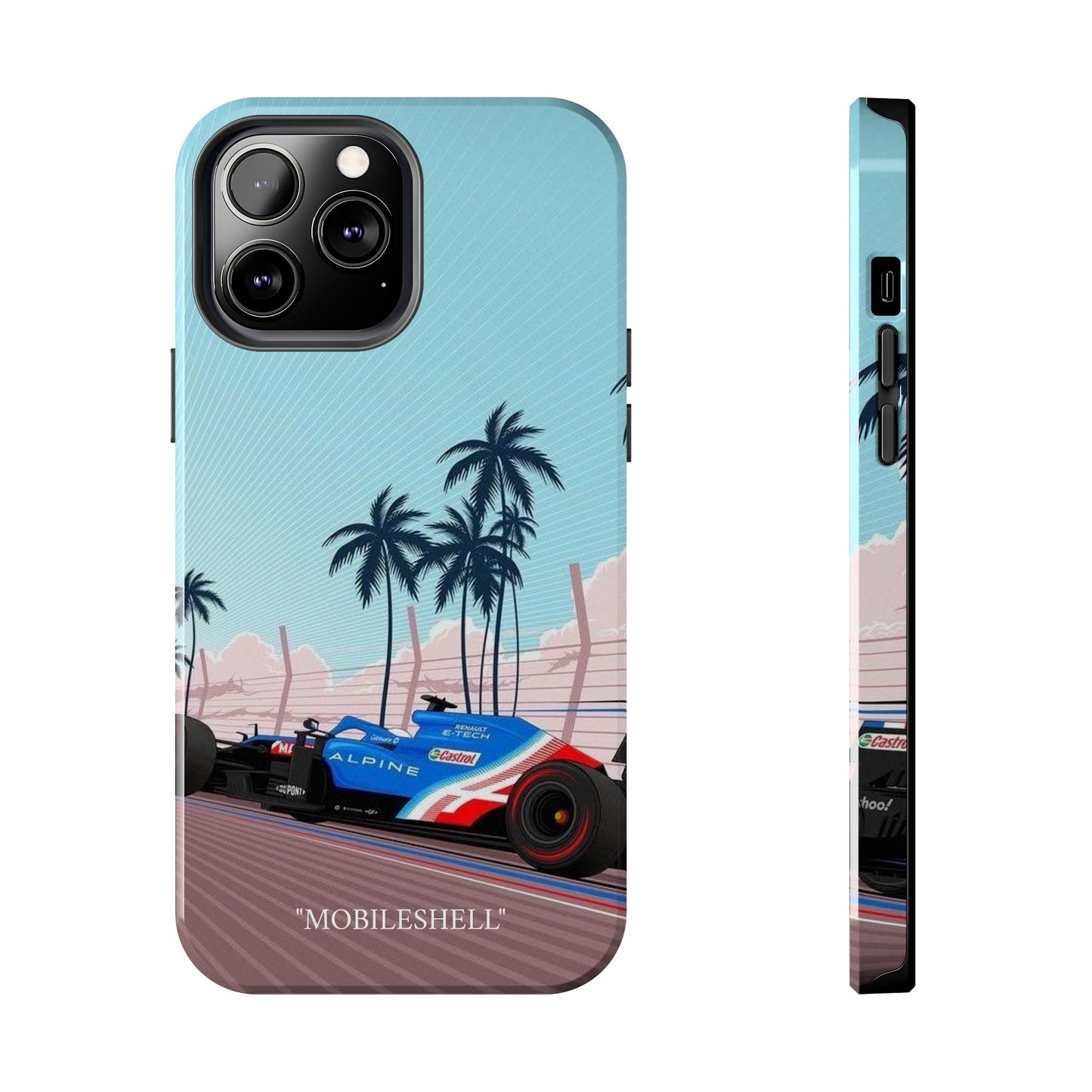 F1 Alpine team car tough phone case