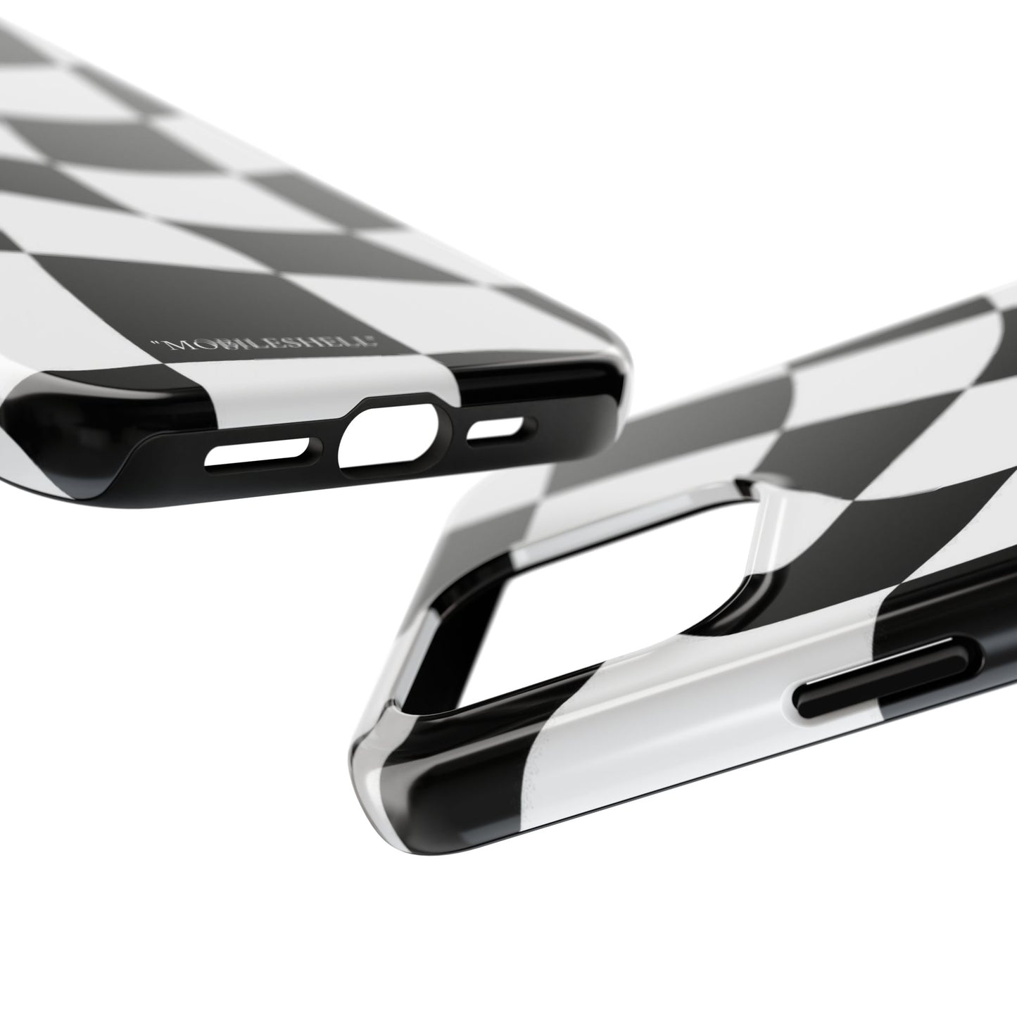 Checkers B&W tough phone case