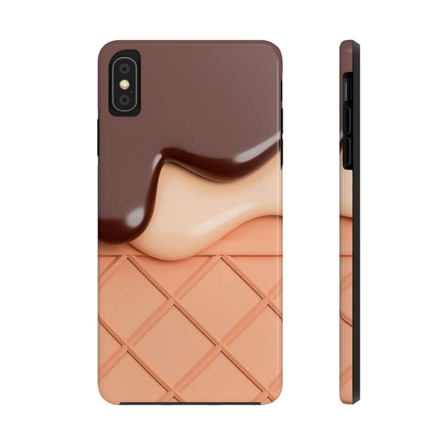 Ice cream drip Tough Phone Cases