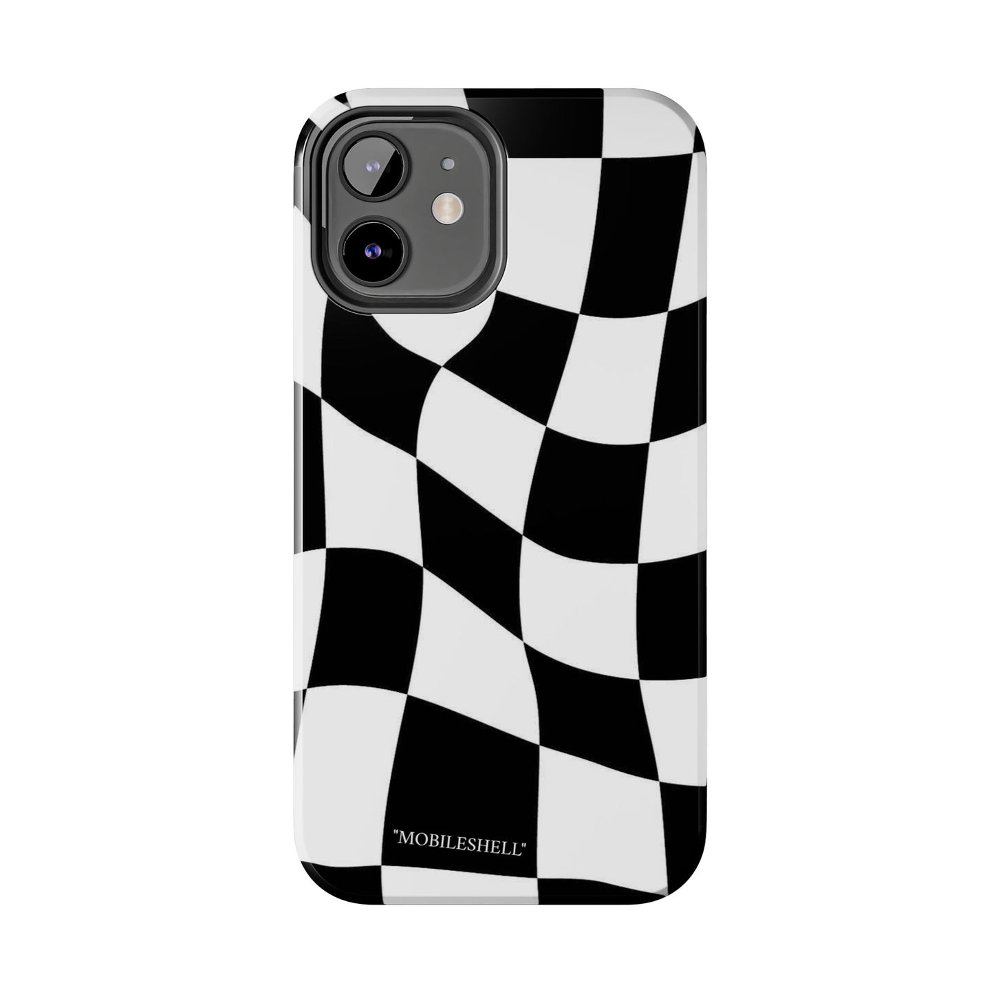 Checkers B&W tough phone case