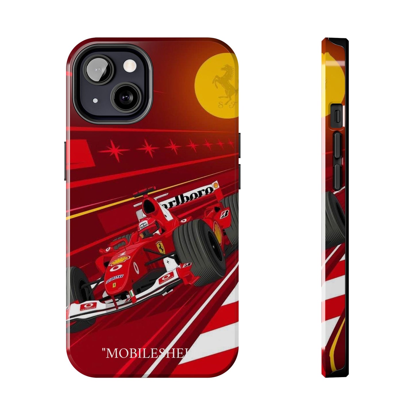 F1 Ferrari team car tough phone case