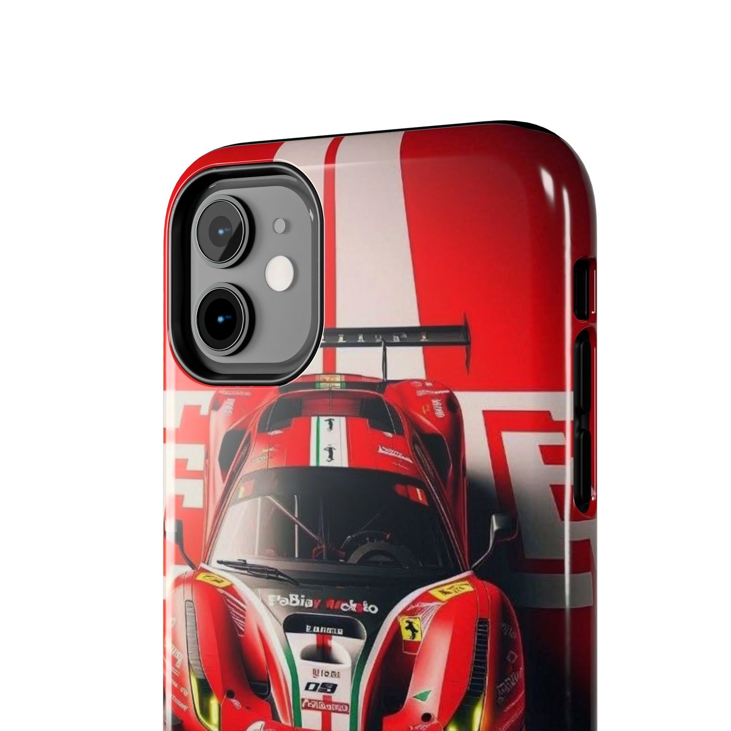 Red Ferrari tough phone case