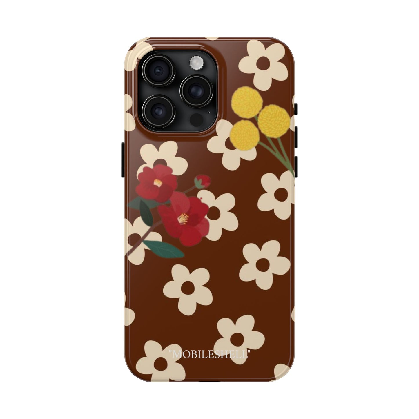 Flower vibe tough phone case