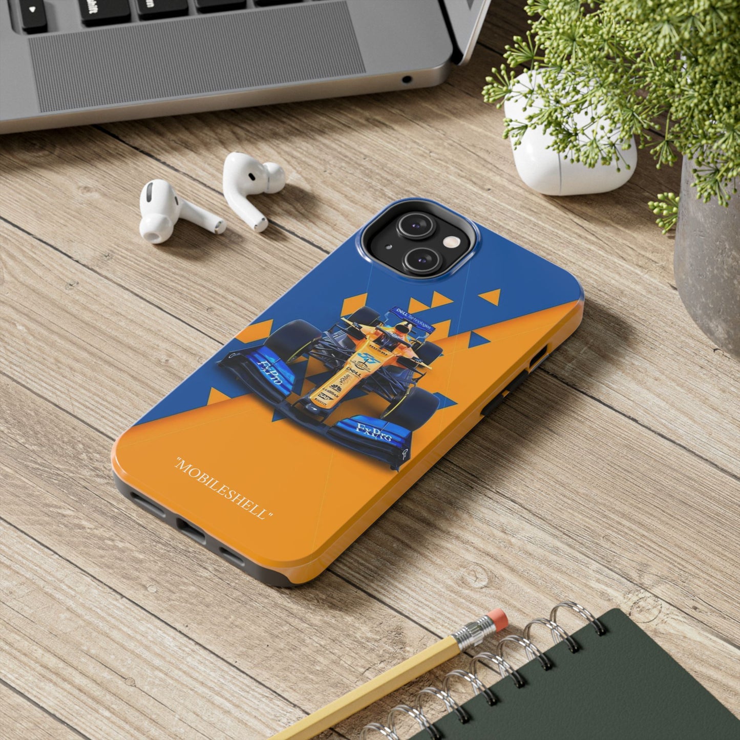 F1 team cartoon tough phone case