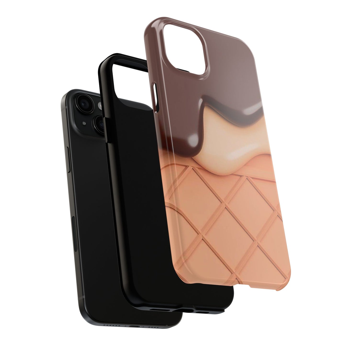 Ice cream drip Tough Phone Cases