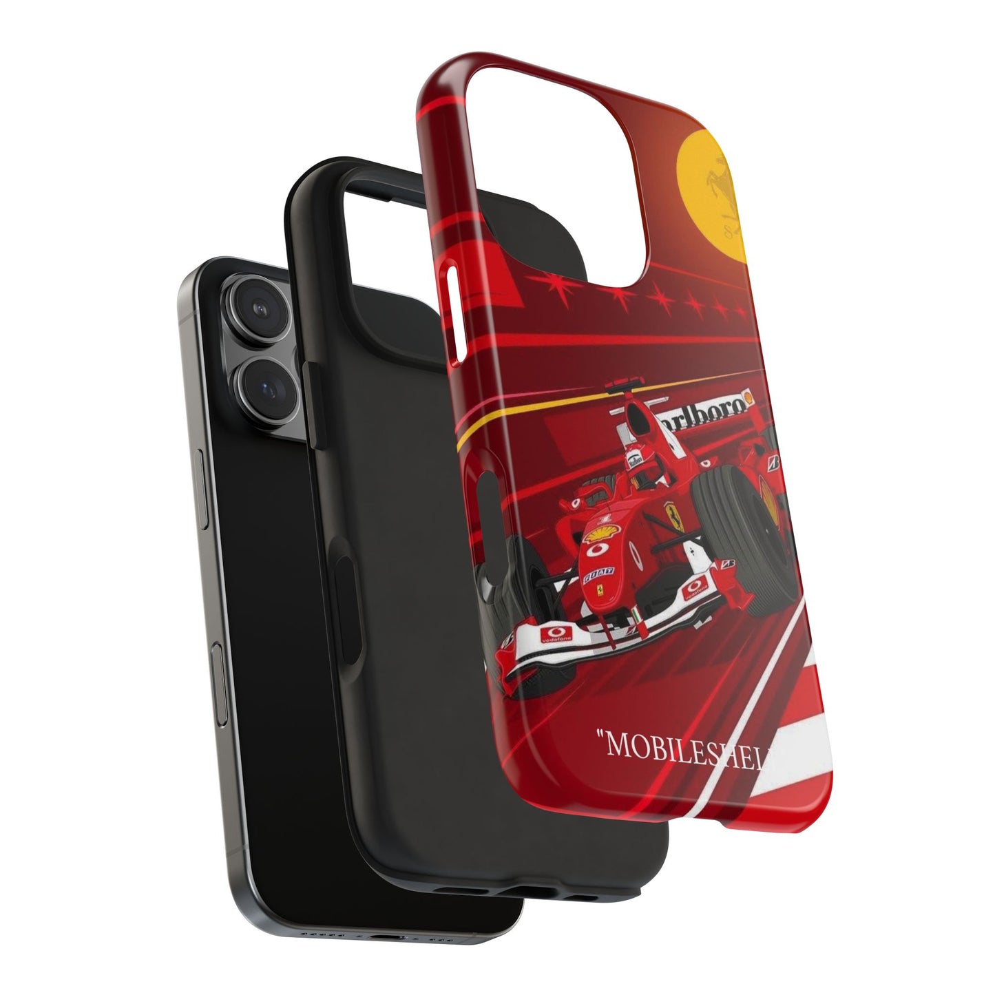 F1 Ferrari team car tough phone case