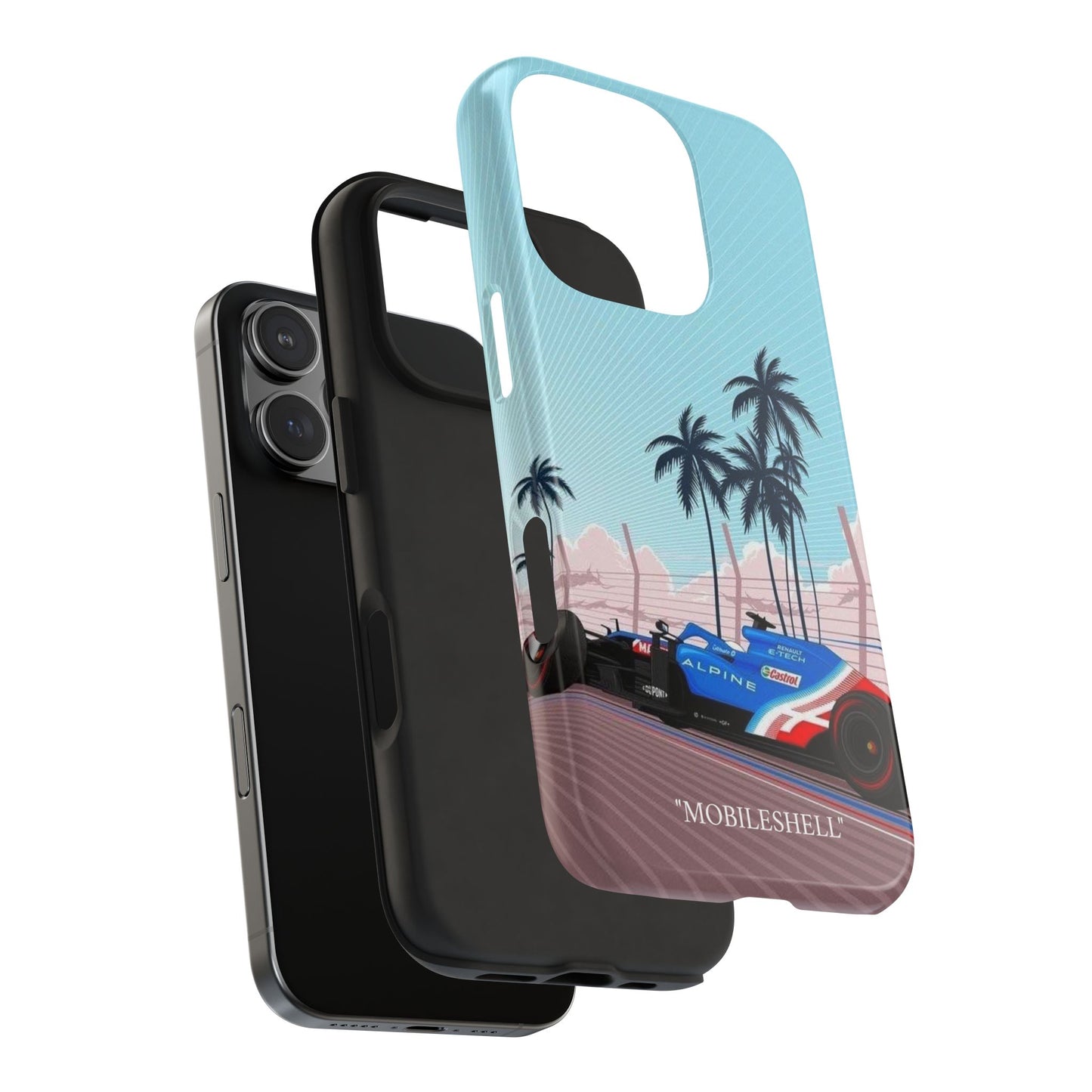 F1 Alpine team car tough phone case