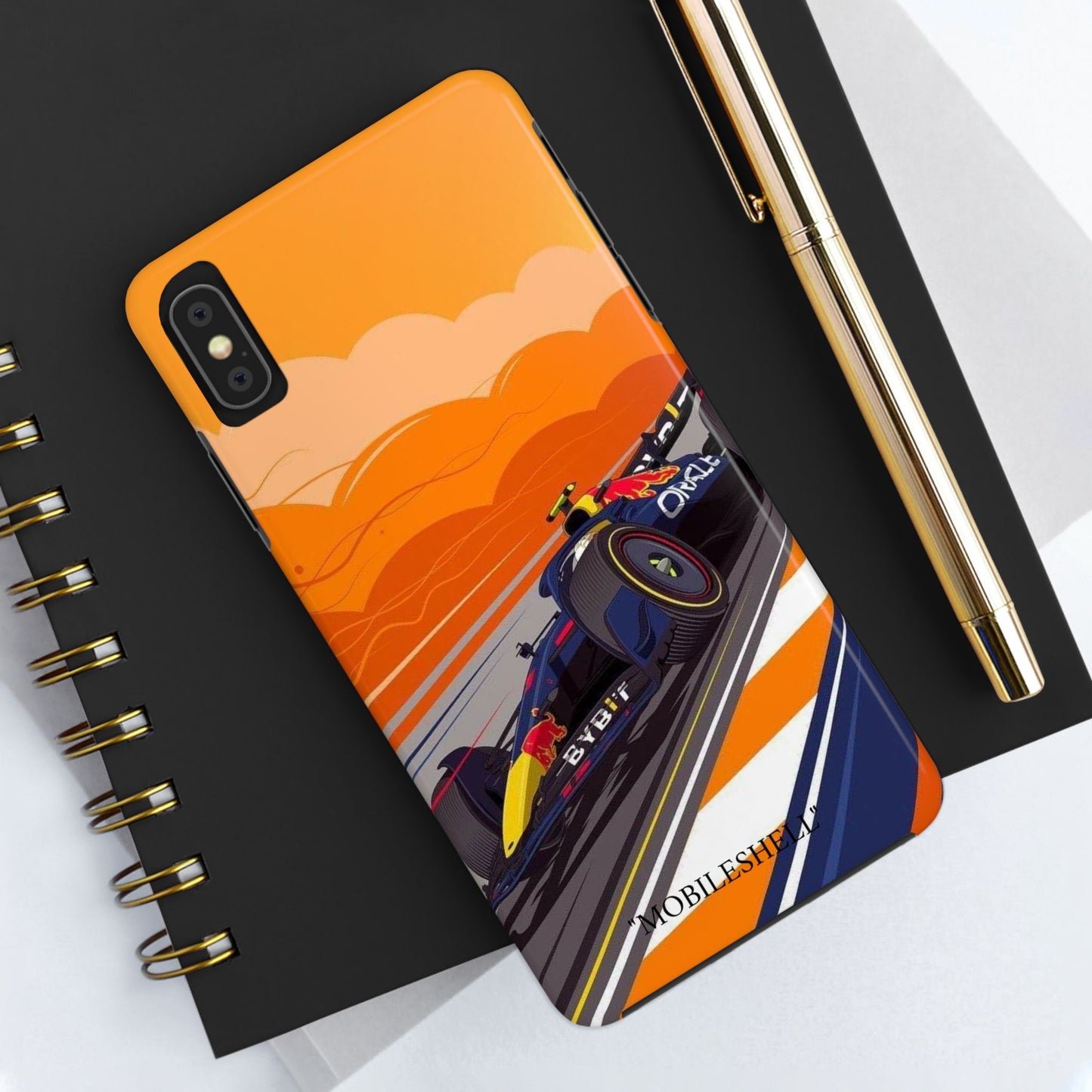 F1 Redbull cartoon tough phone case