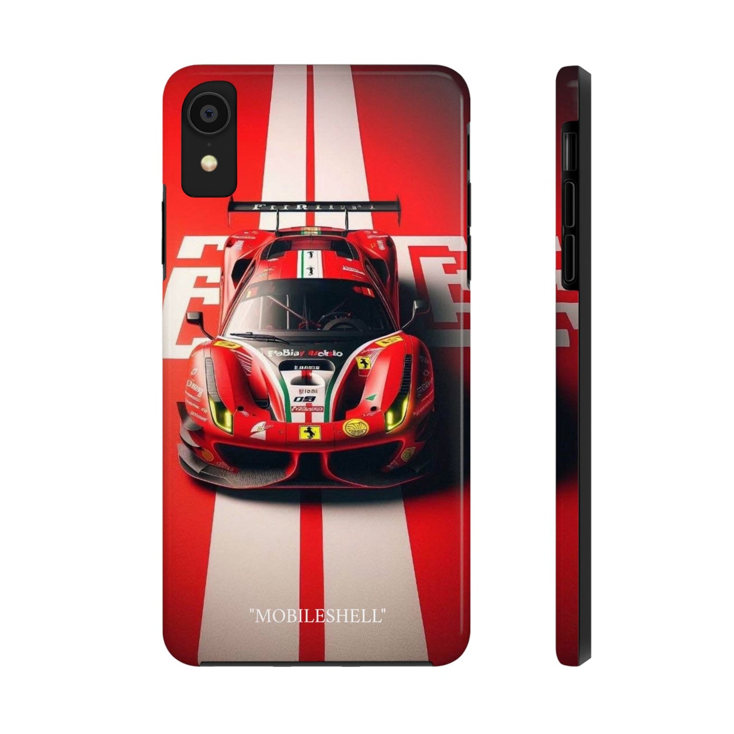 Red Ferrari tough phone case