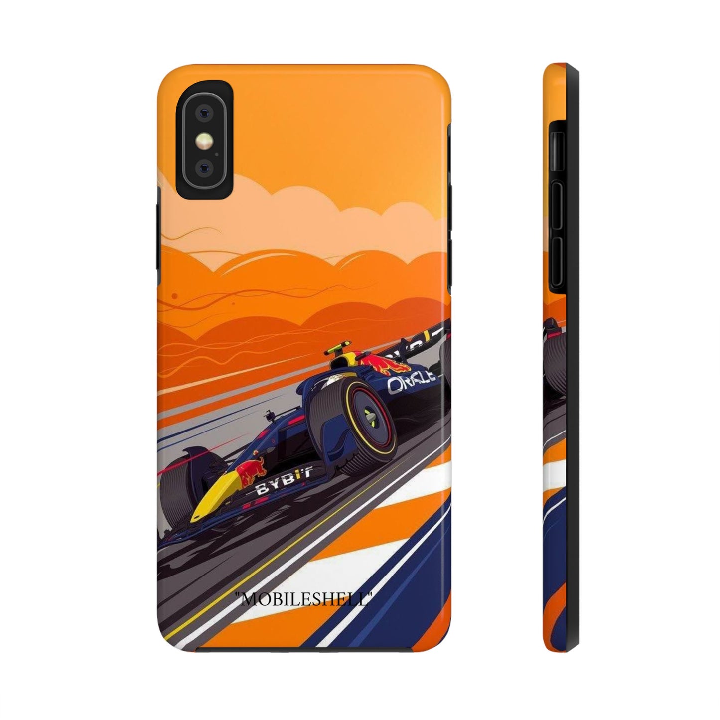 F1 Redbull cartoon tough phone case