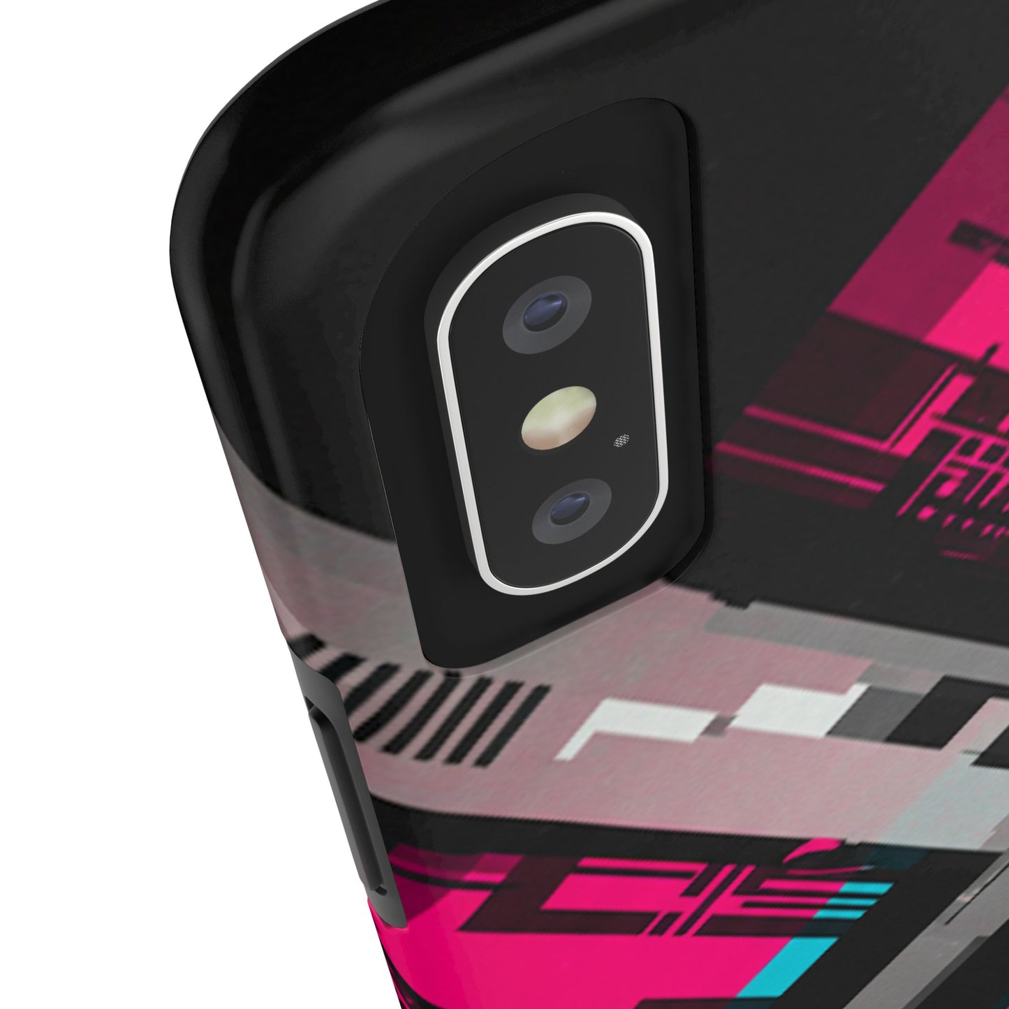 Abstract cyber tough phone case