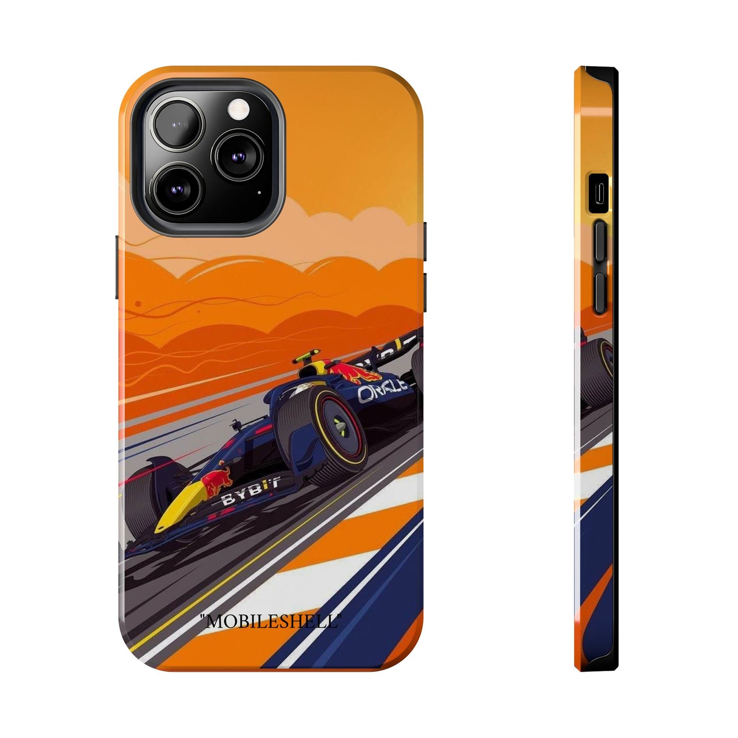 F1 Redbull cartoon tough phone case