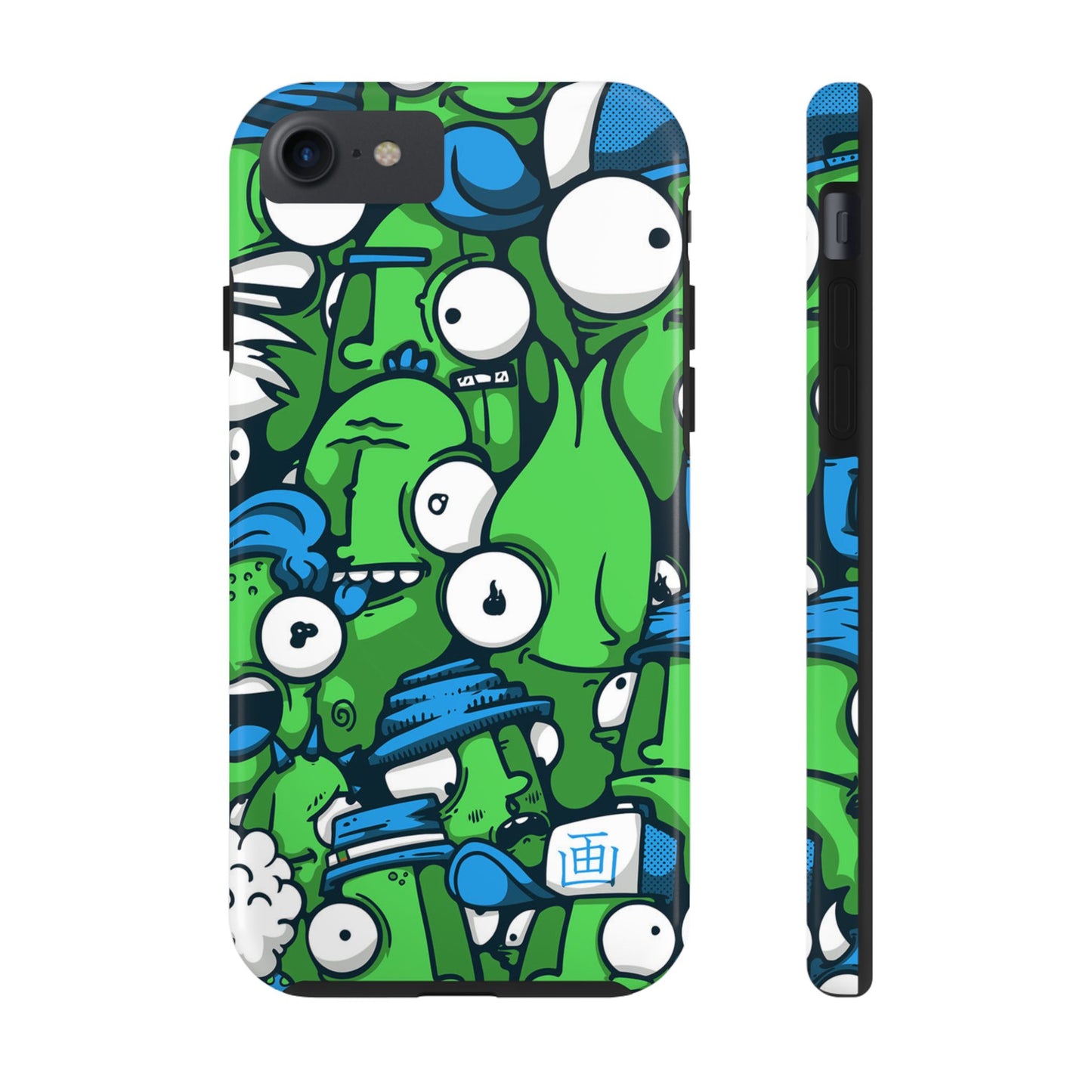 Whimsical Green Monster Phone Case