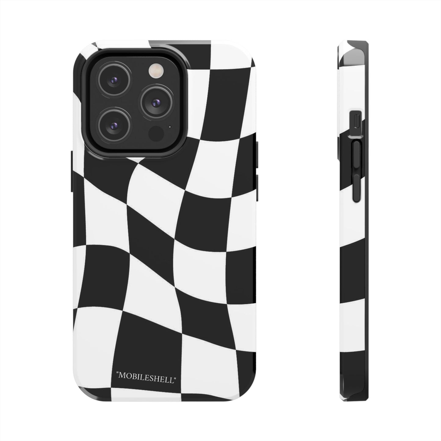 Checkers B&W tough phone case