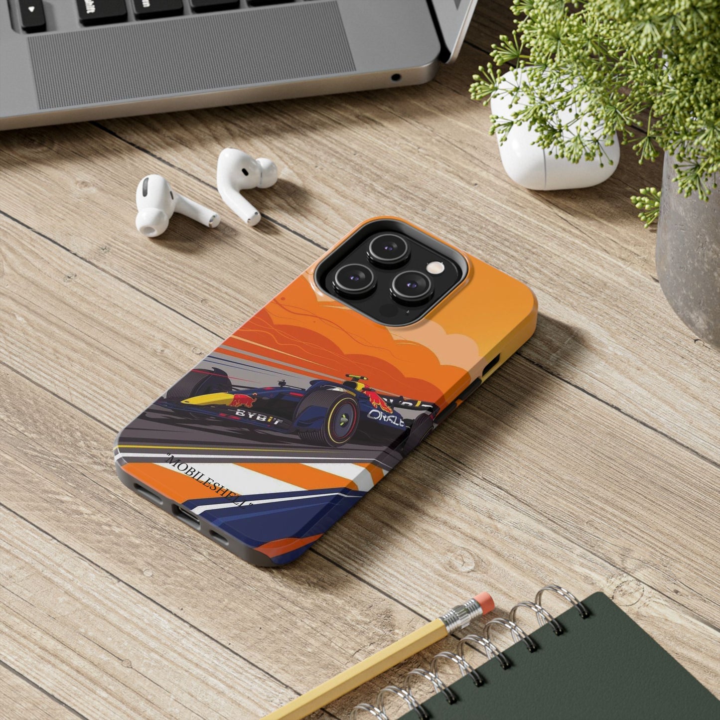 F1 Redbull cartoon tough phone case