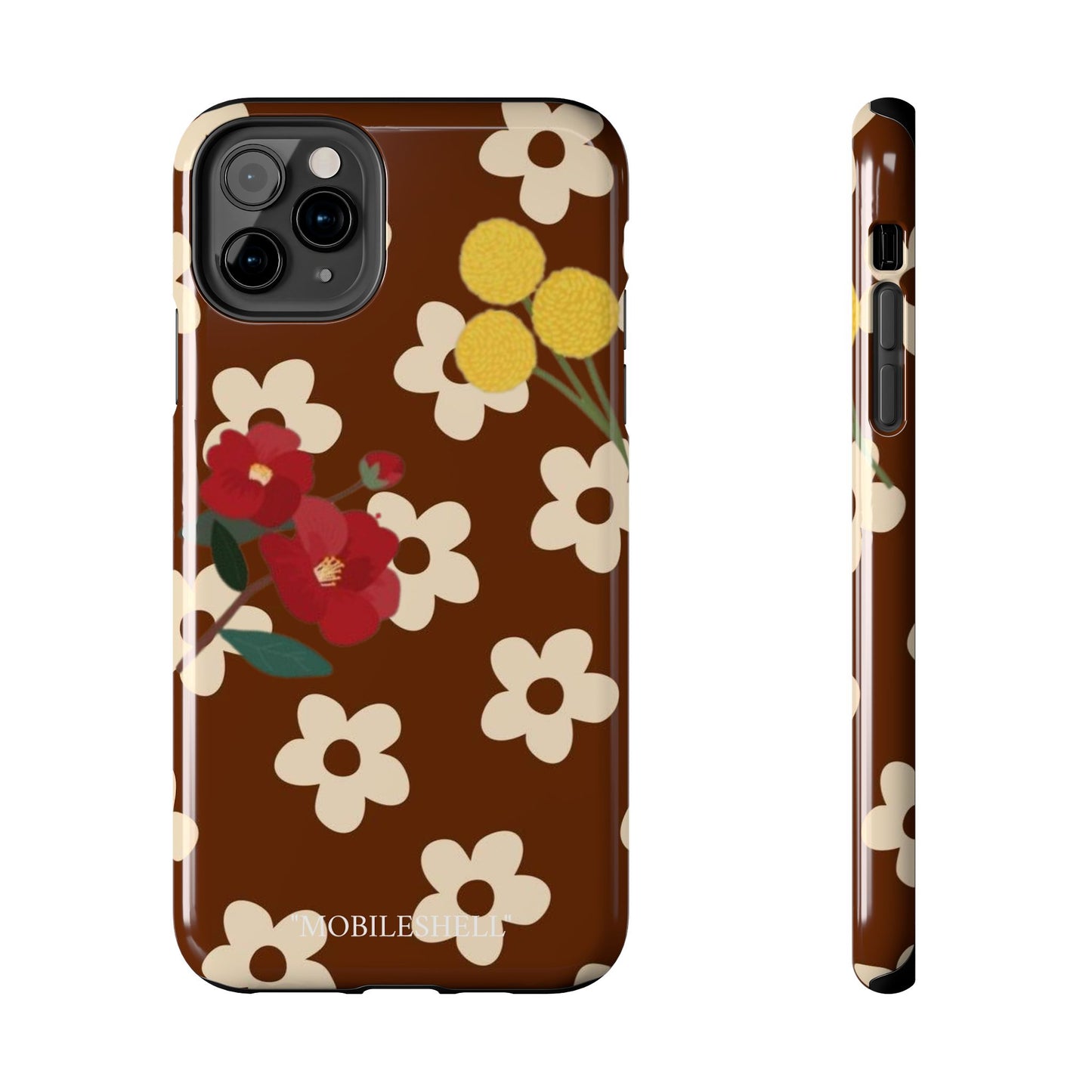 Flower vibe tough phone case