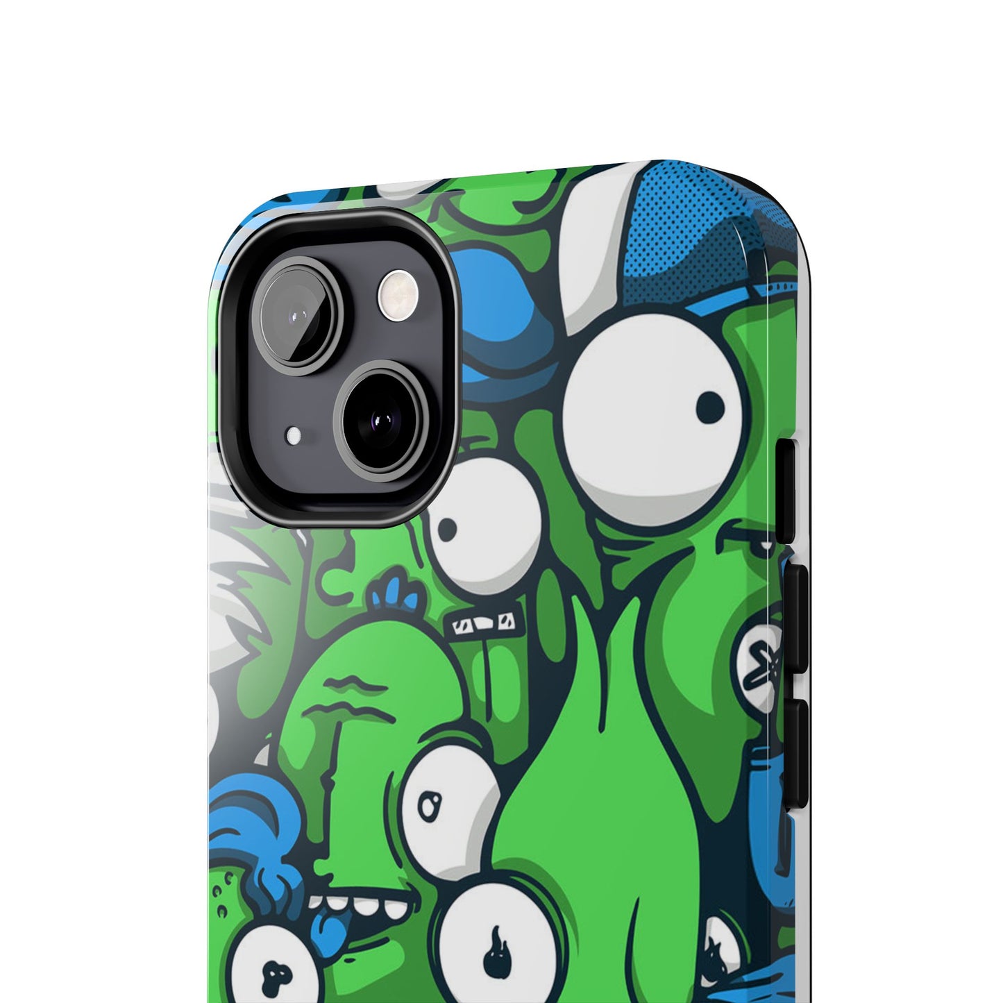 Whimsical Green Monster Phone Case