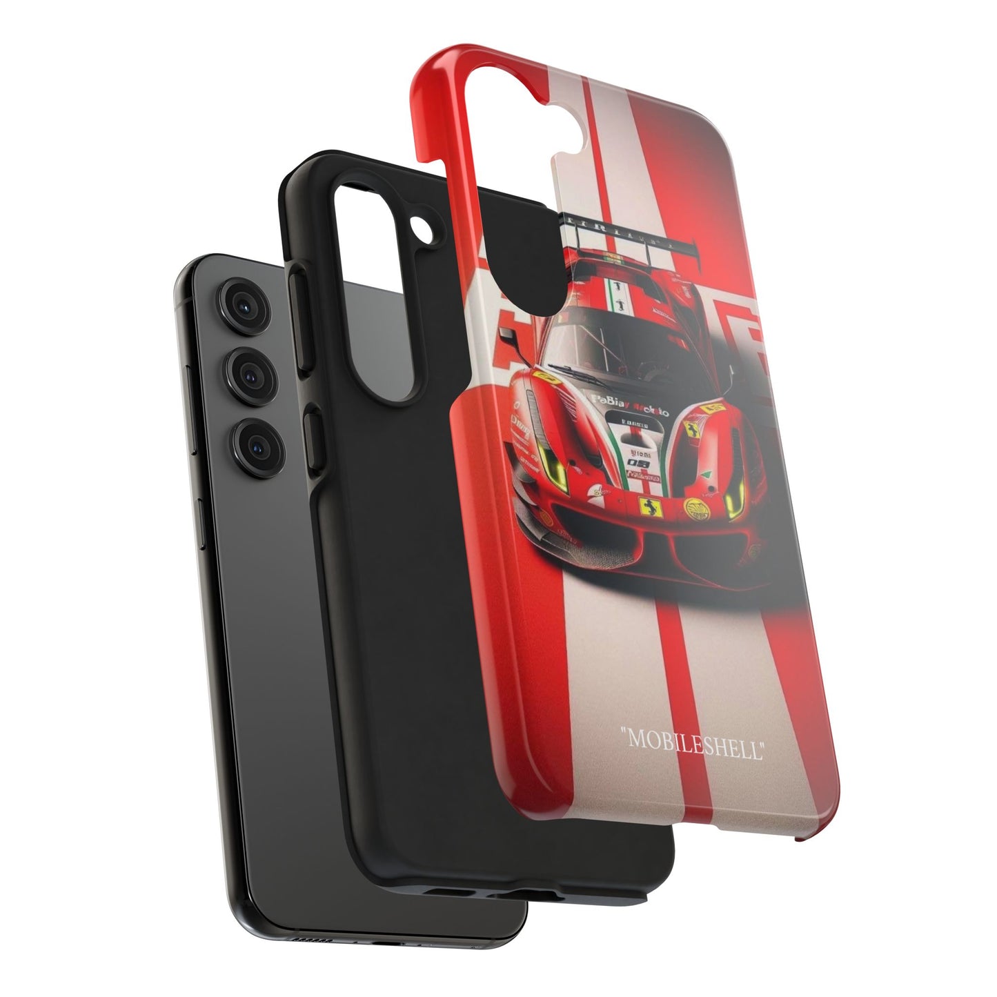 Red Ferrari tough phone case