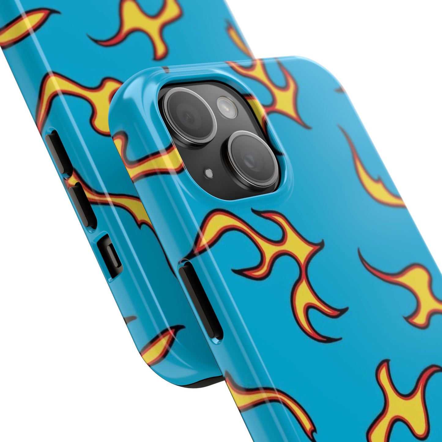 Blue Flame tough phone case