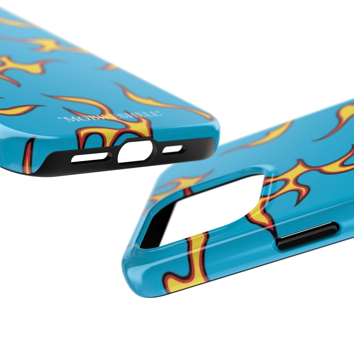 Blue Flame tough phone case