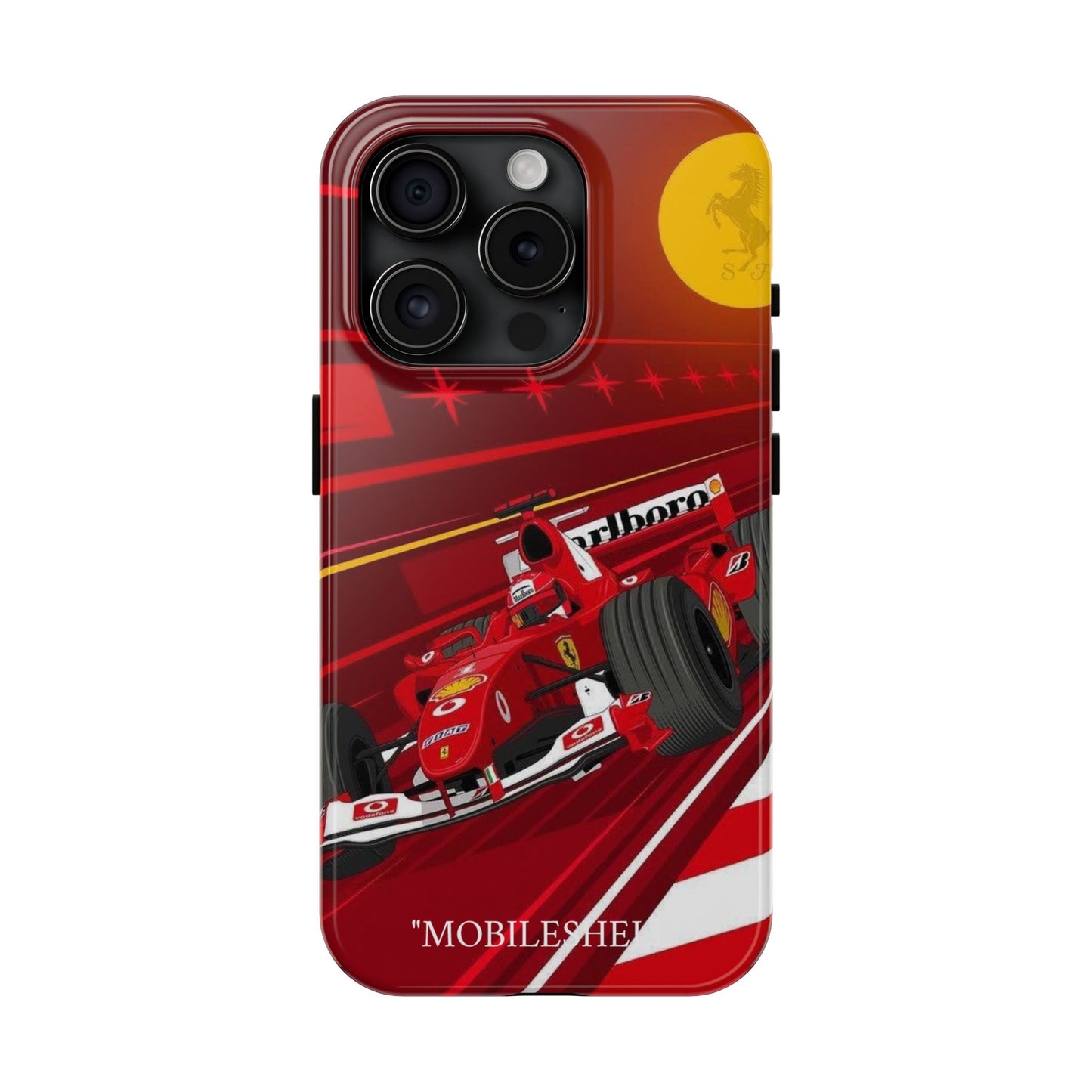 F1 Ferrari team car tough phone case