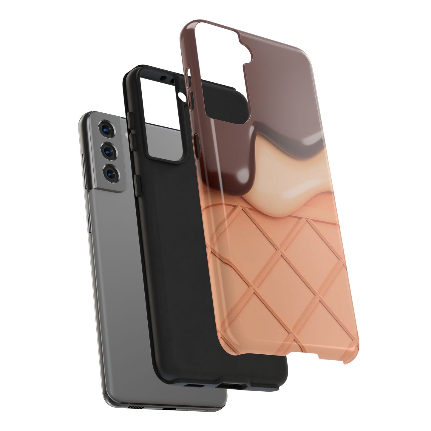 Ice cream drip Tough Phone Cases