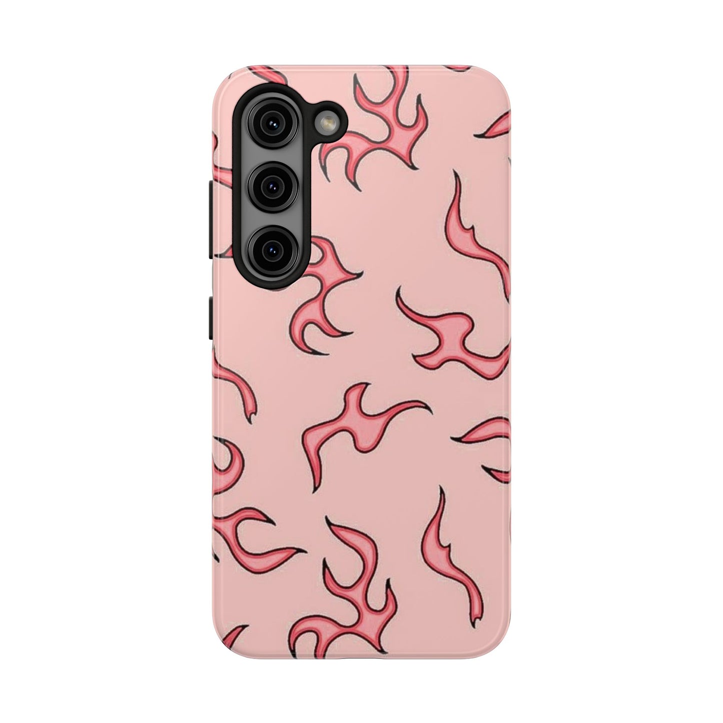 Stylish Flame Tough Phone Case