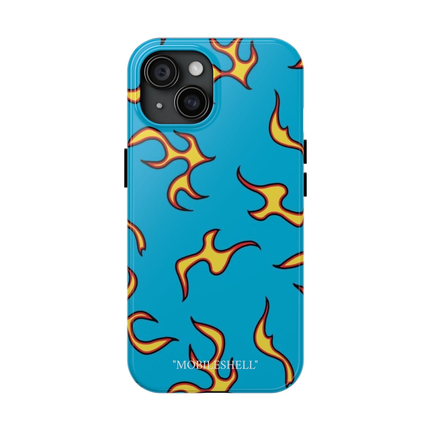 Blue Flame tough phone case