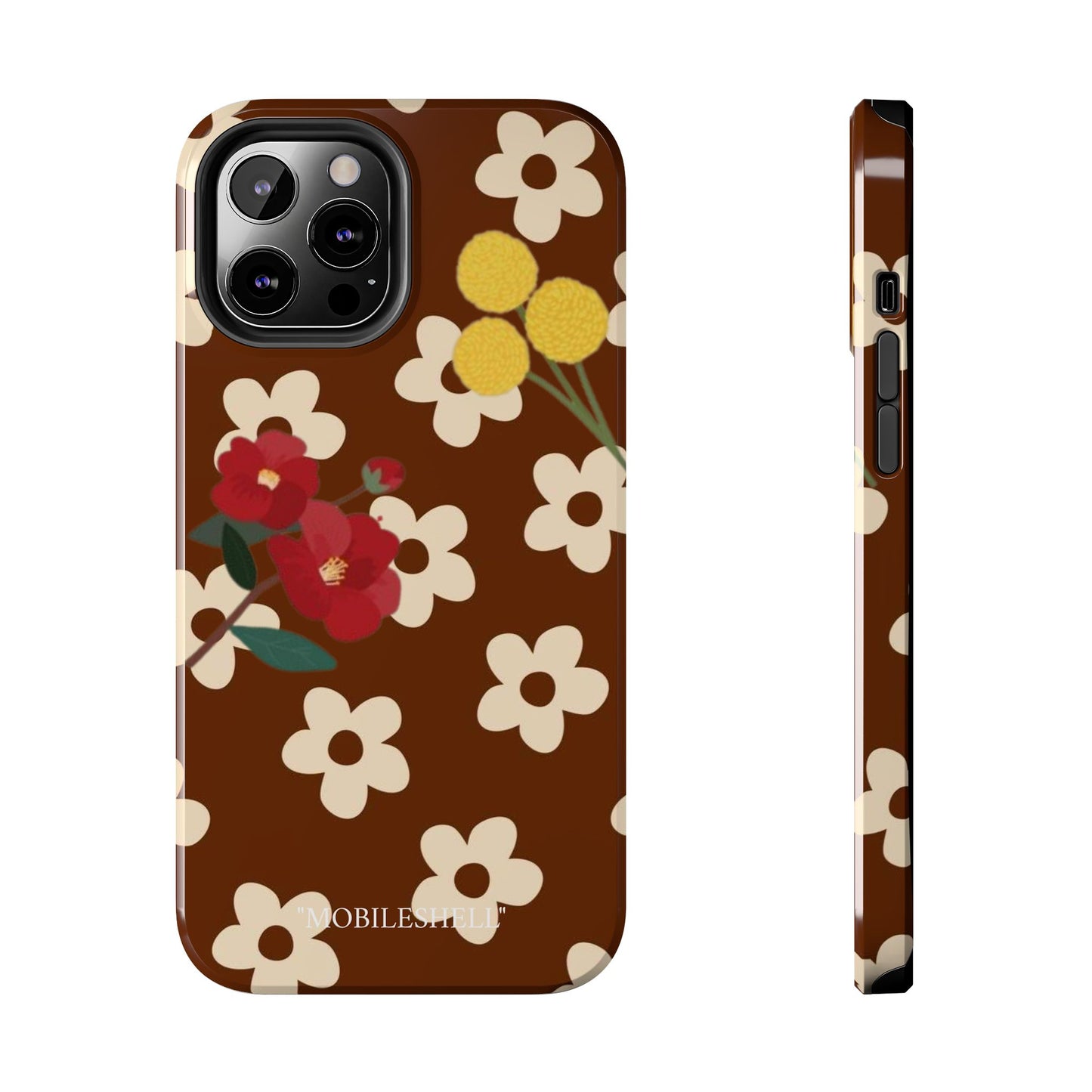 Flower vibe tough phone case