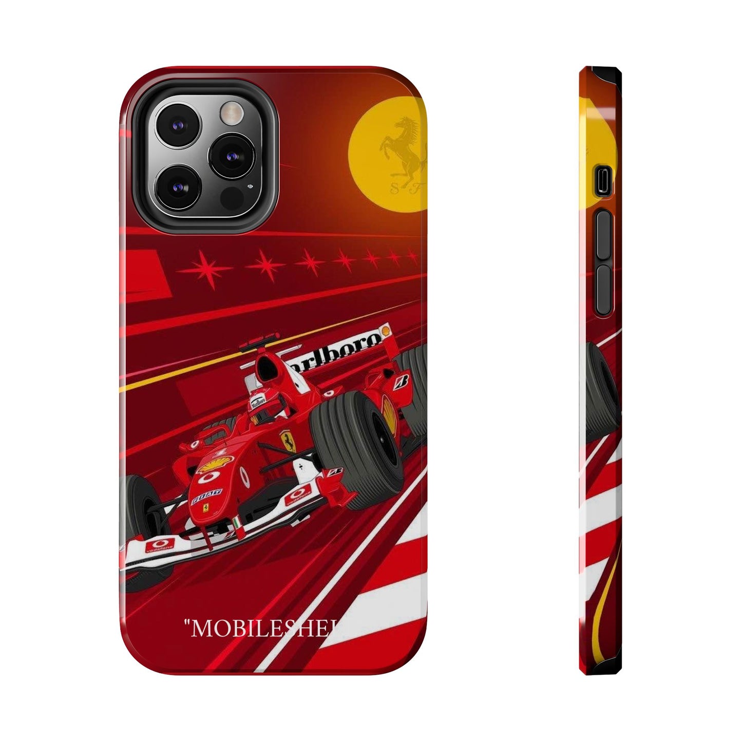 F1 Ferrari team car tough phone case