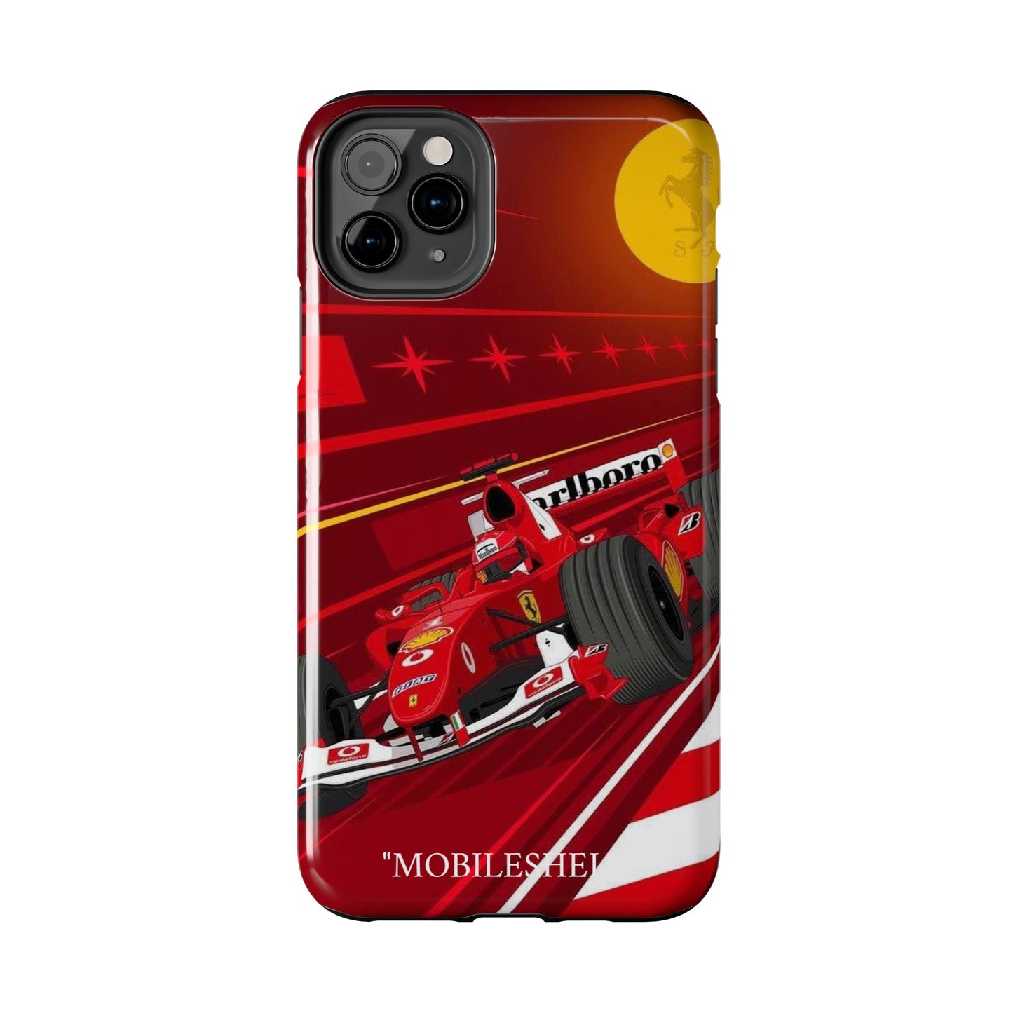 F1 Ferrari team car tough phone case