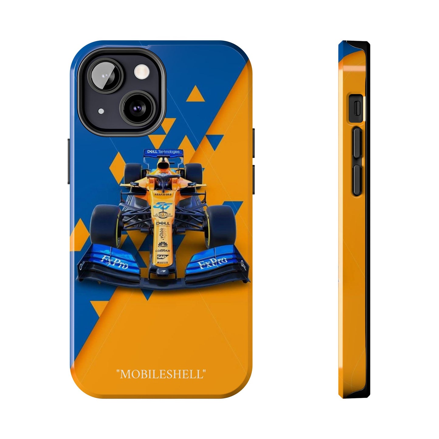 F1 team cartoon tough phone case