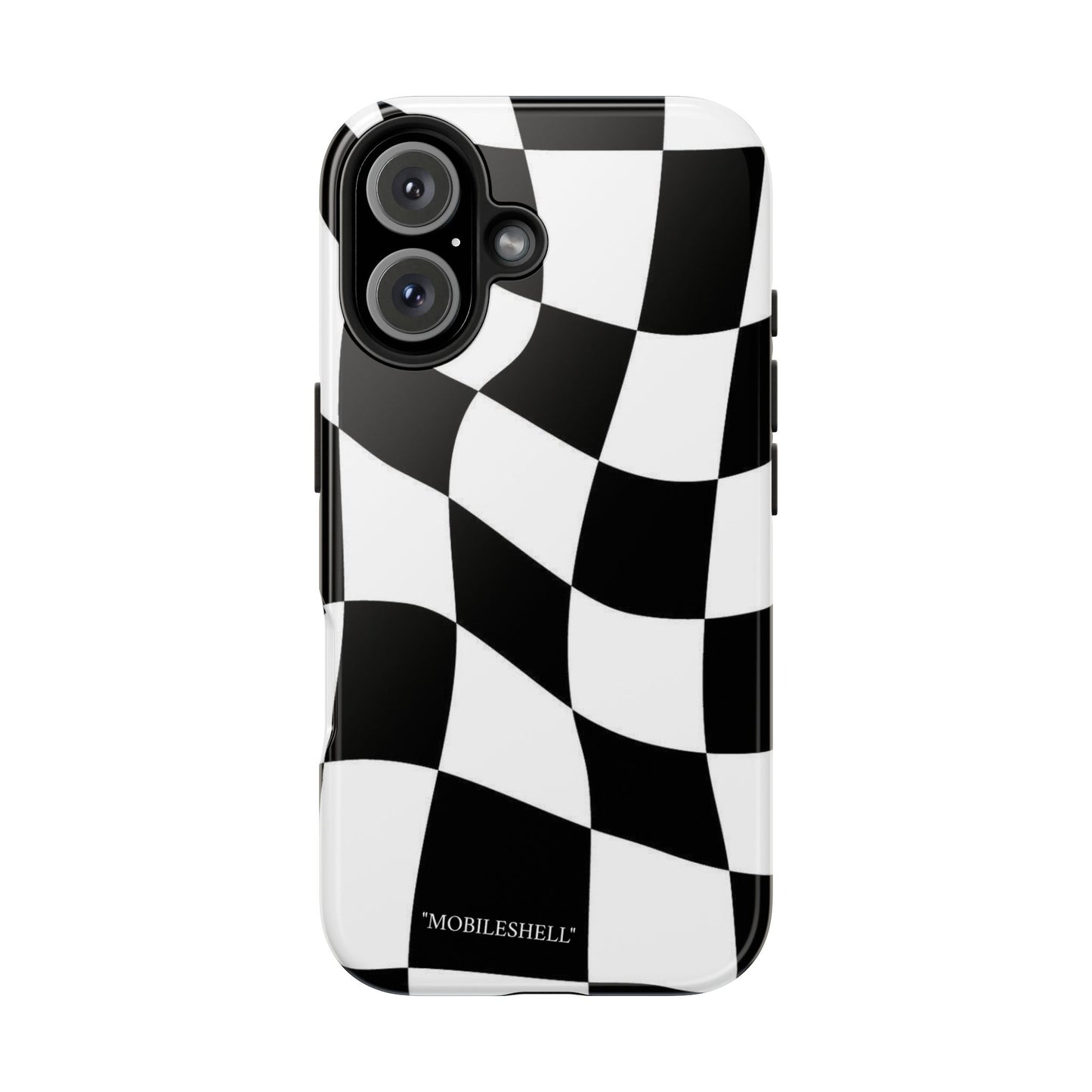 Checkers B&W tough phone case