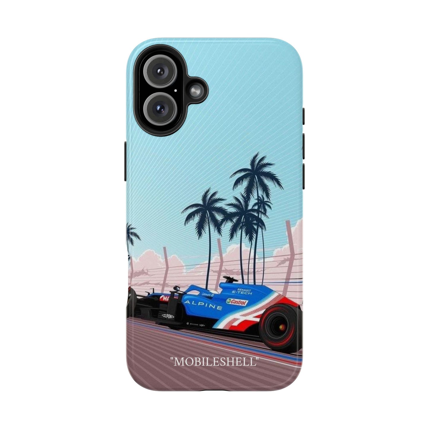 F1 Alpine team car tough phone case